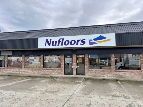 Nufloors Campbell River Storefront