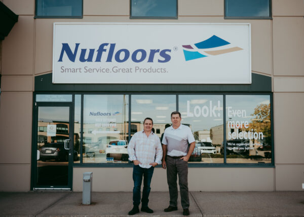 Nufloors Sherwood Park Managers Standing Outside