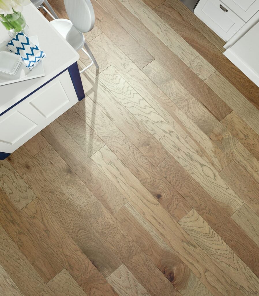 A top-down shot of hardwood flooring from Shaw Floors