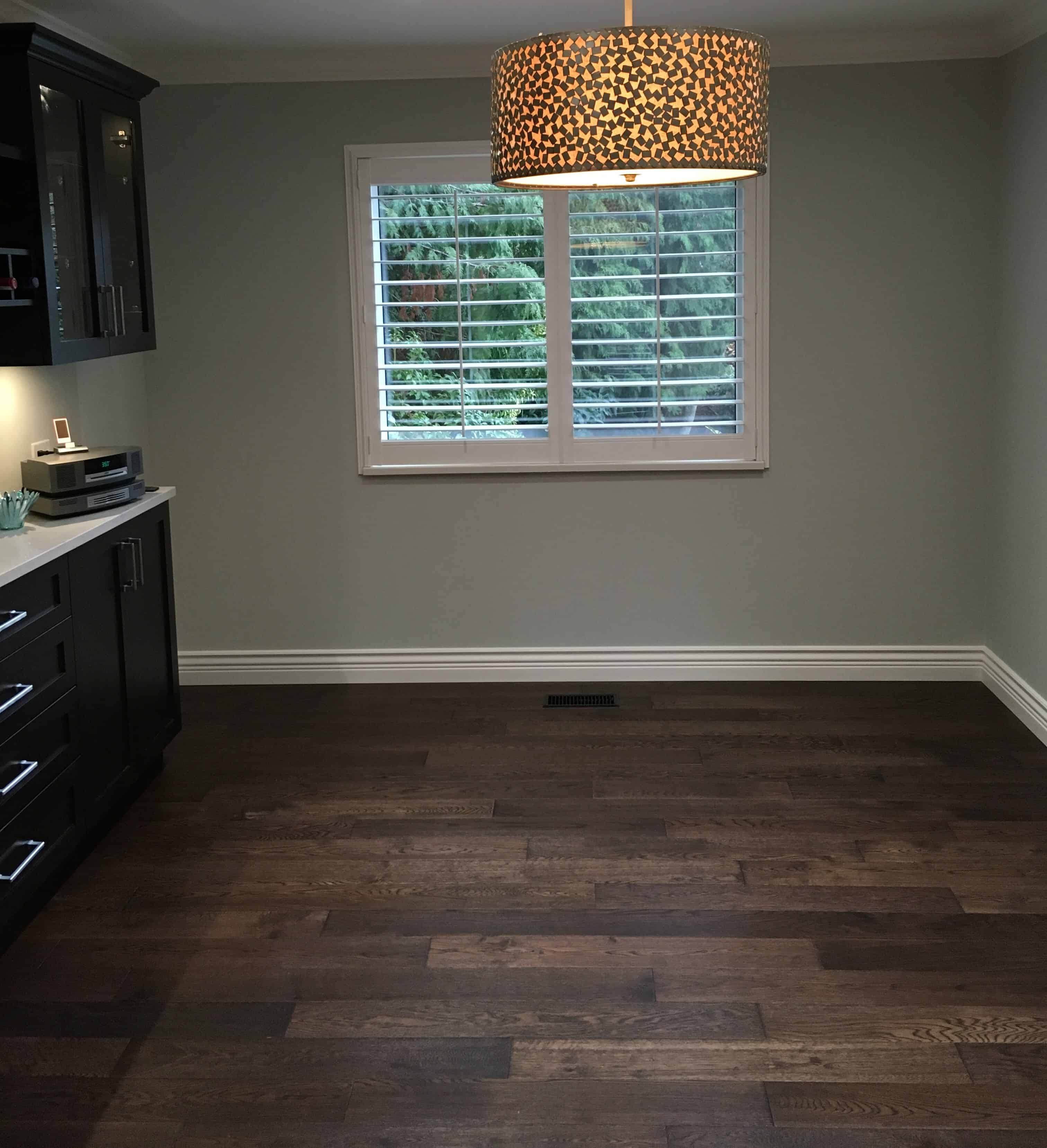 Newly Installed Hardwood Flooring in Home