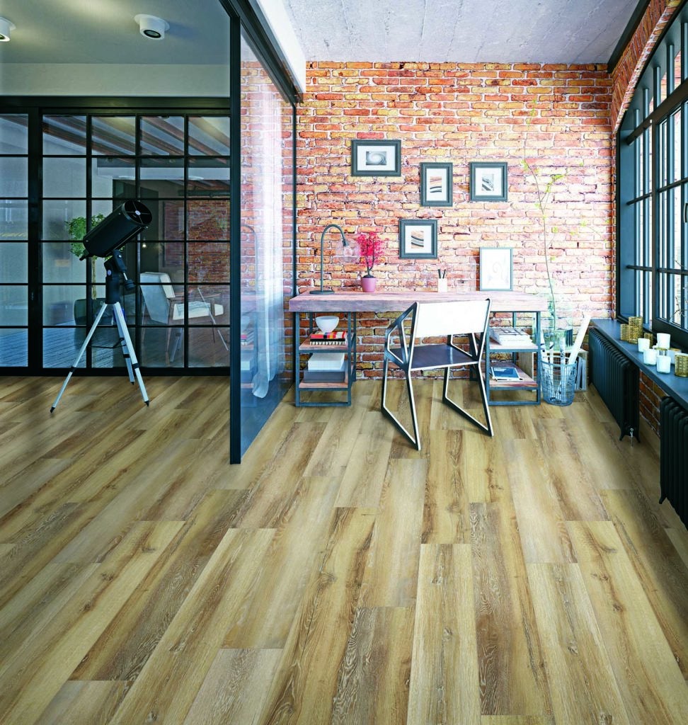 modern loft study interior.
