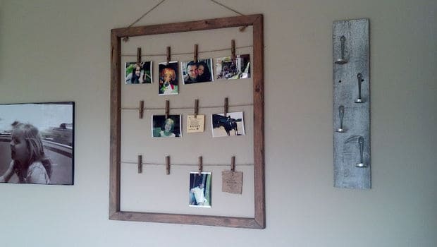 Clothes Pin Picture HOlder