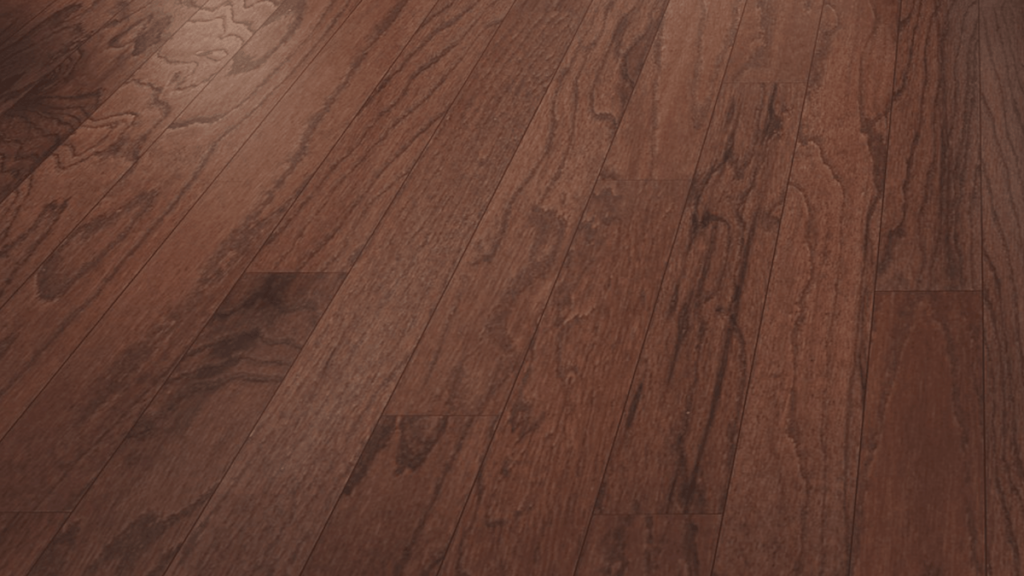 Dark wood textured floor.