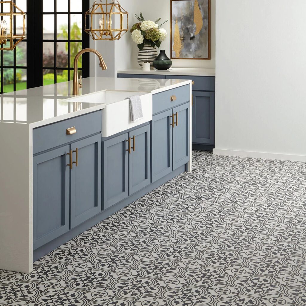 2021 Tile Trends - Decorative tile for the kitchen floor