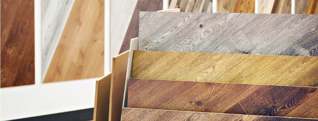 Decorative Wooden Panel Samples in Nufloors Store