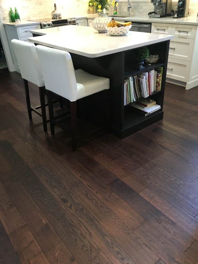 Hardwood flooring in home