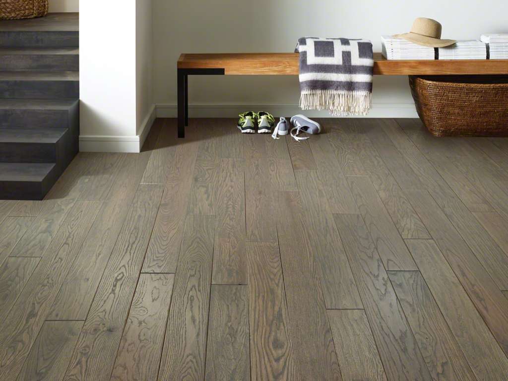 Hardwood Flooring in entry by Shaw Floors