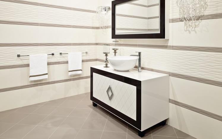 Bianco Patterned Tile by Casa Roma
