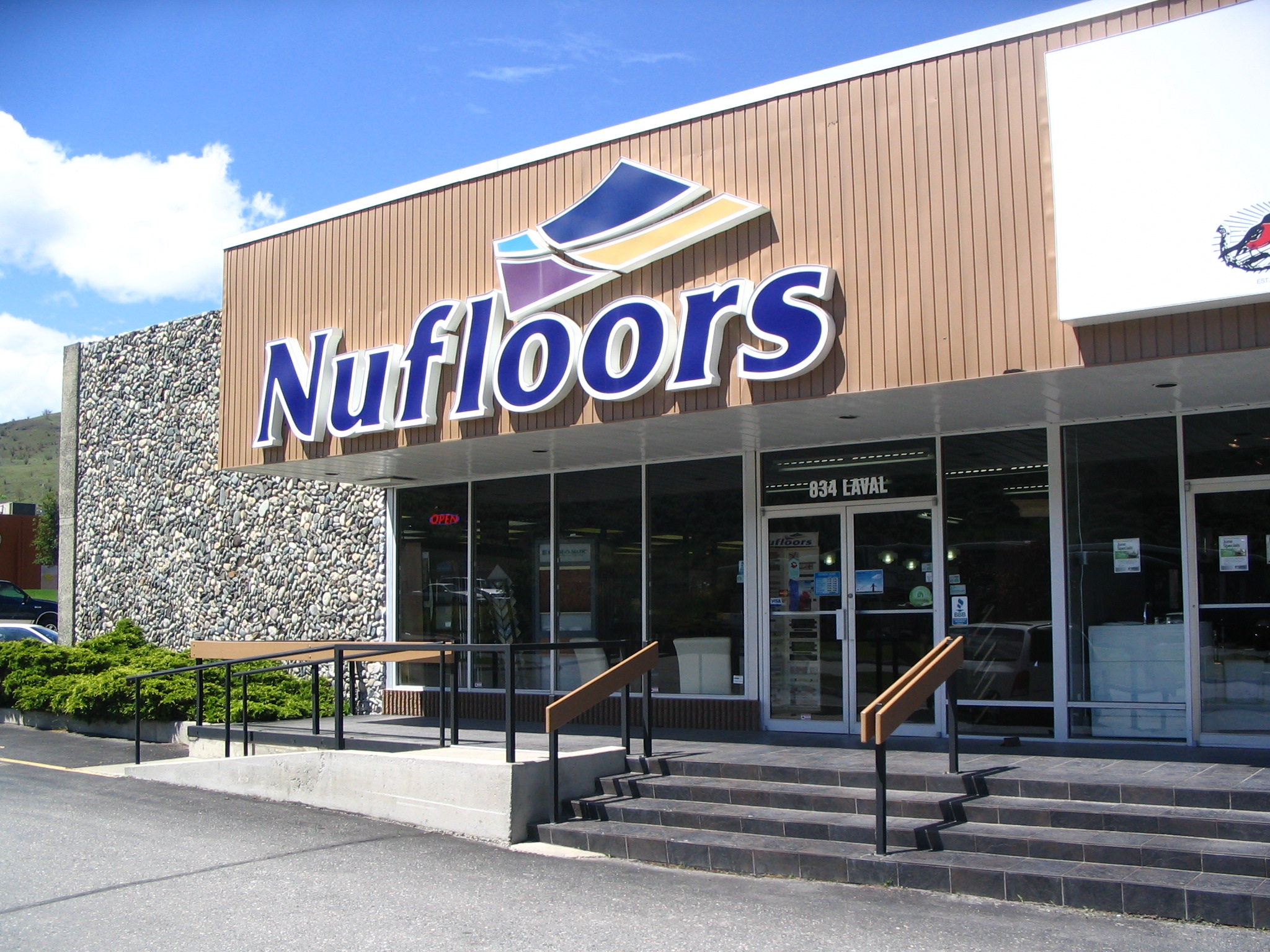Nufloors Kamloops Store Front.