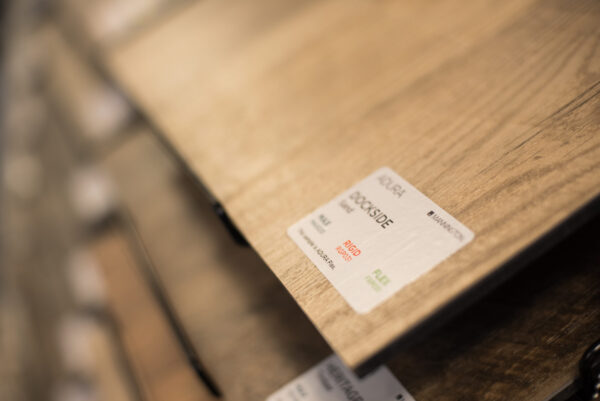 Nufloors Camrose Hardwood Flooring Samples - Closeup of Dockside by Mannington