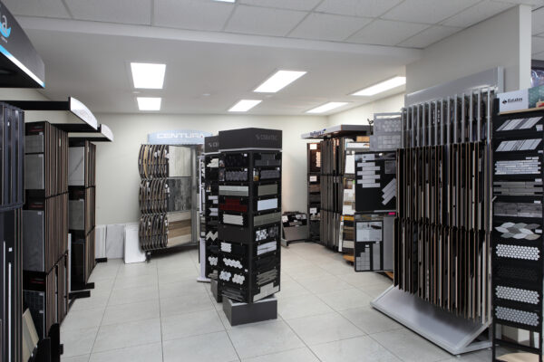 Nufloors Kelowna Store Interior Ceramic Tile Section