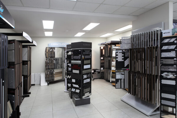 Nufloors Kelowna Store Interior Ceramic Tile Section