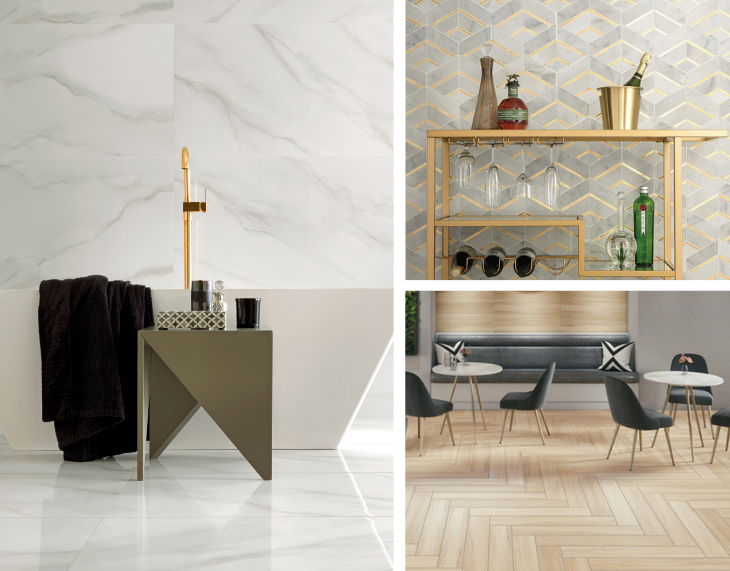 Collage of unique tile trends