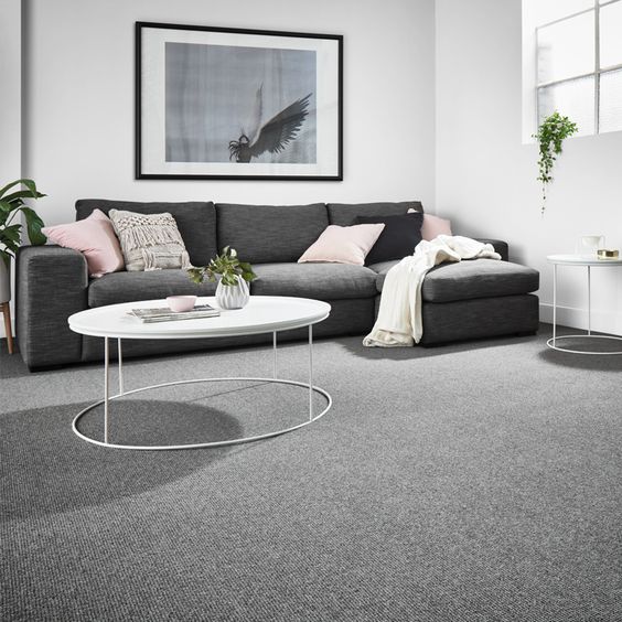 Wool Carpet in modern living room by Godfrey Hirst